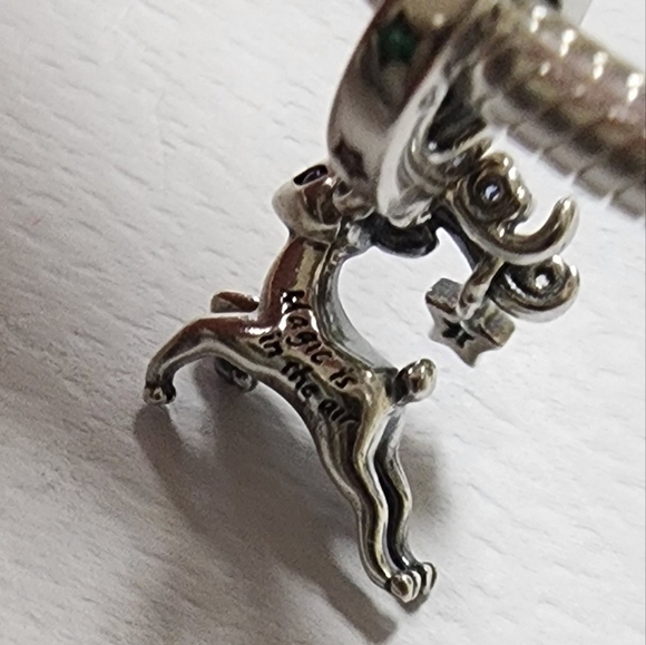 Pandora Magical Christmas Reindeer Dangle Charm - Picture 6 of 8